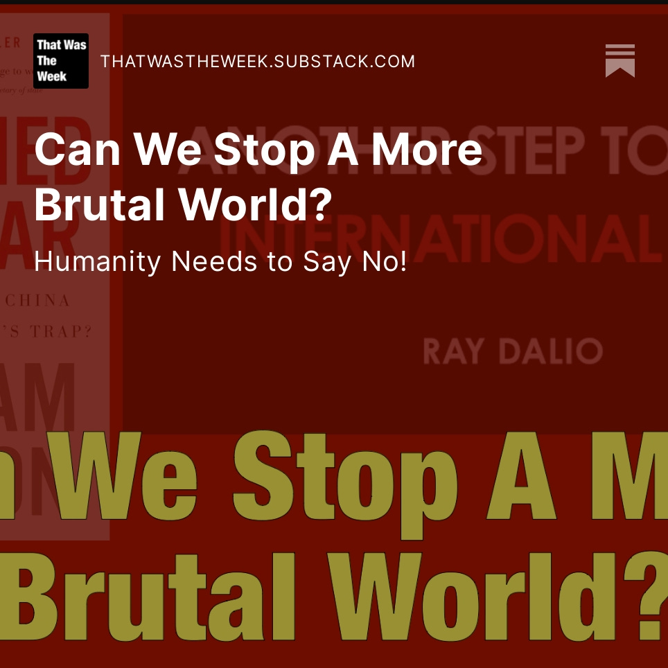TWTW - Can We Stop a More Brutal World cover image