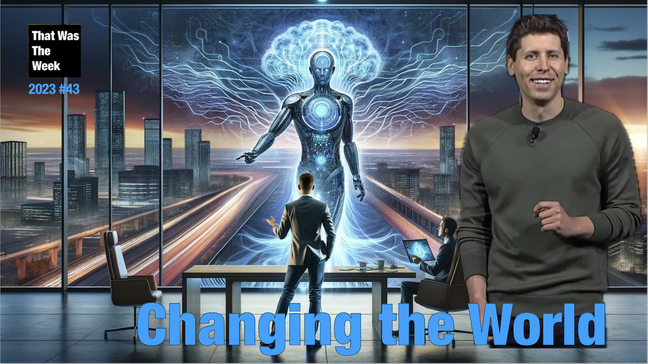 Changing the World - One GPT at a Time. cover image