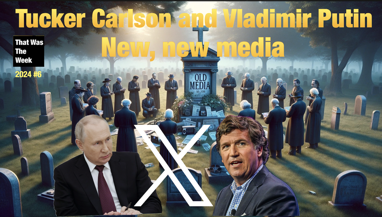 Tucker Carlson and Vladimir Putin cover image