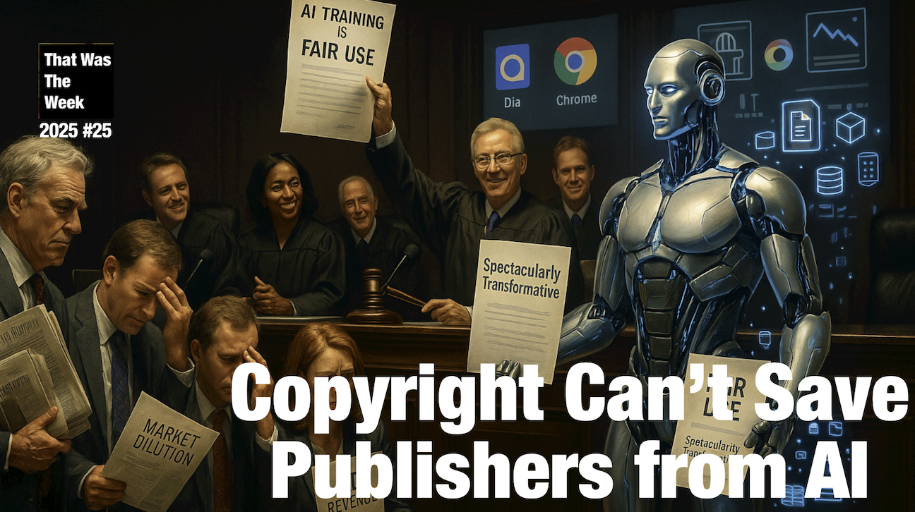Copyright Can't Save Publishers from AI cover image