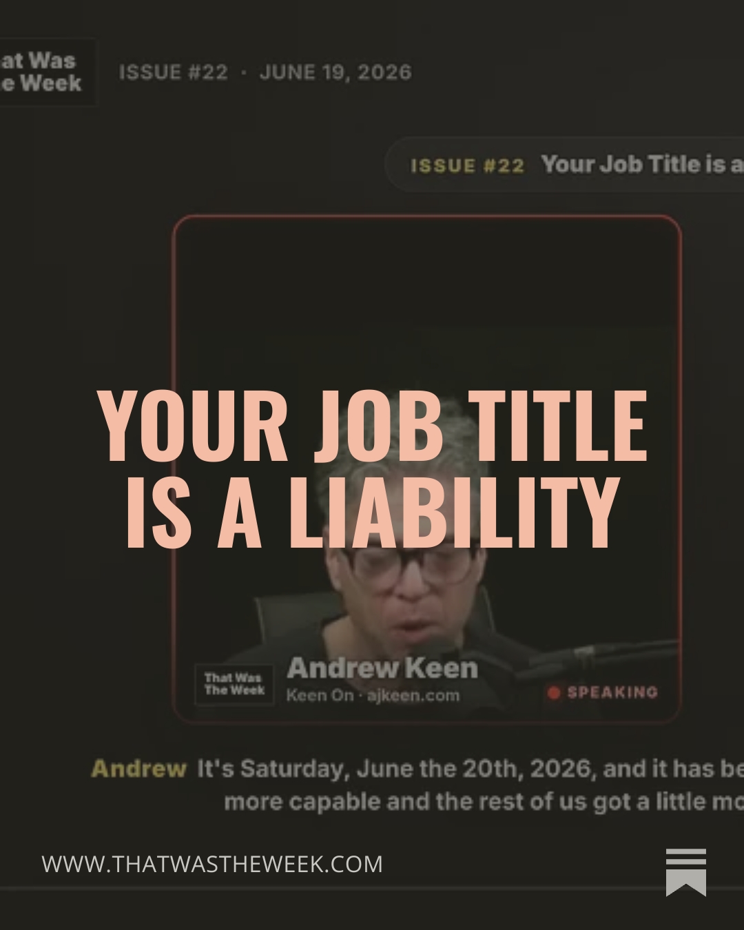 Your Job Title is a Liability cover image