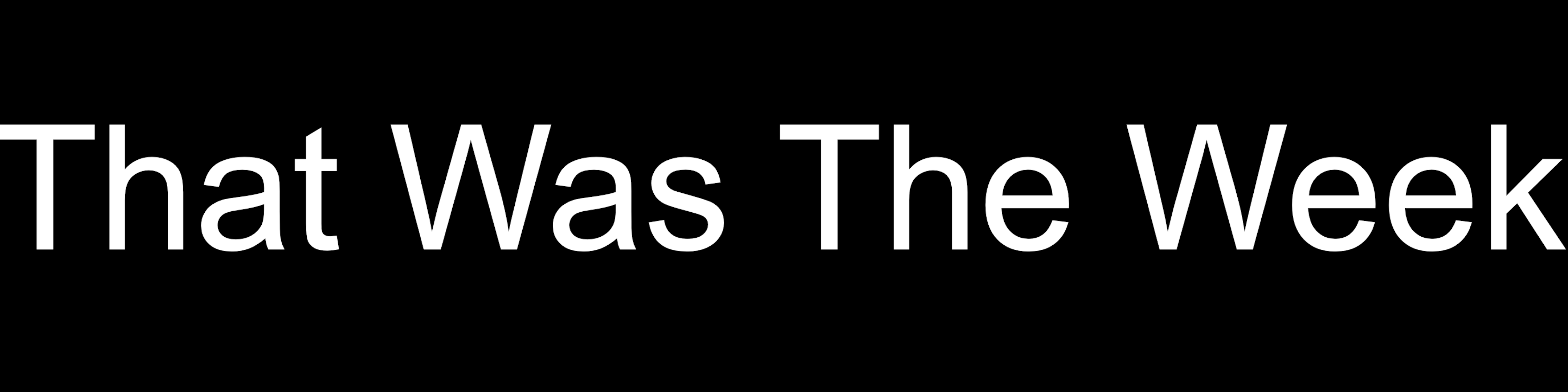 That Was The Week logo